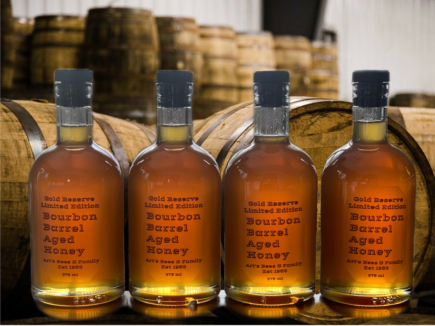 Limited Edition Bourbon Barrel Aged Honey - 375mL