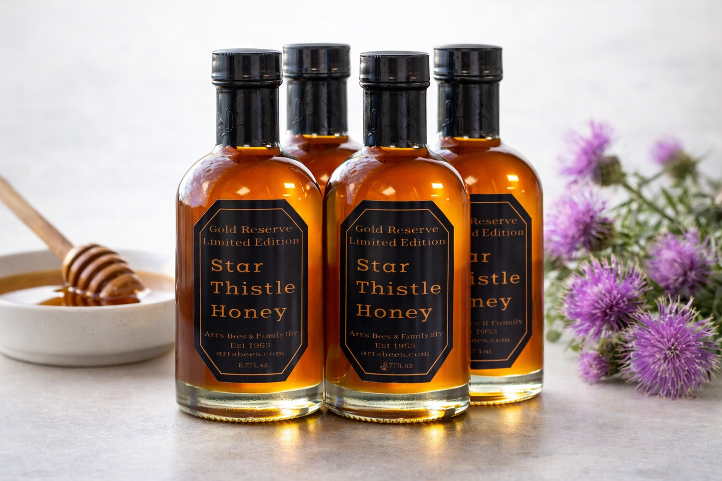 Gold Reserve Star Thistle Honey - 375mL - 4pack