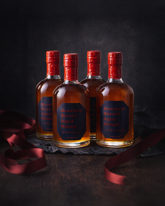 Limited Edition Bourbon Barrel Aged Honey - 375mL - 4pack